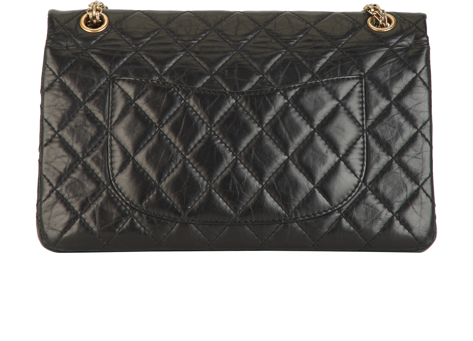 Reissue Classic Flap, &pound;2,950, Handbags, Black, Leather, Back view